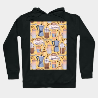 Coffee Love on Yellow Hoodie